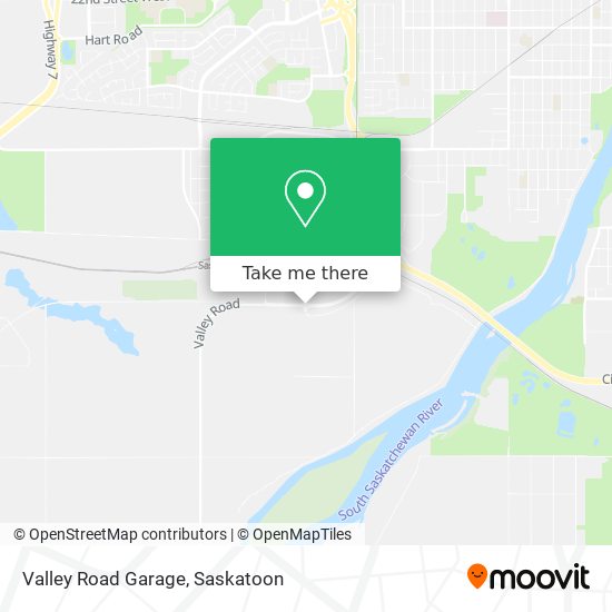 Valley Road Garage map