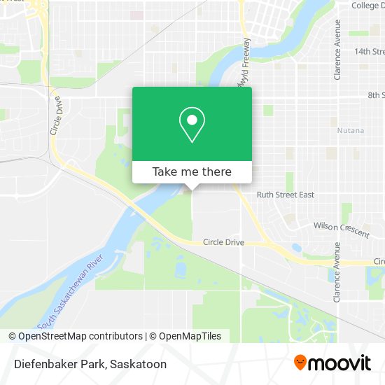 Diefenbaker Park map