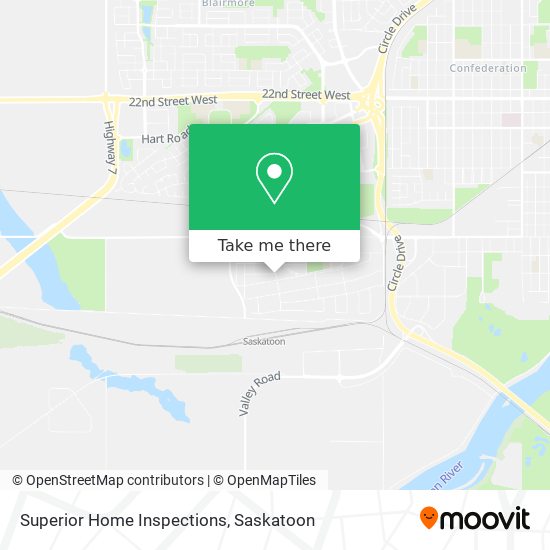 Superior Home Inspections map