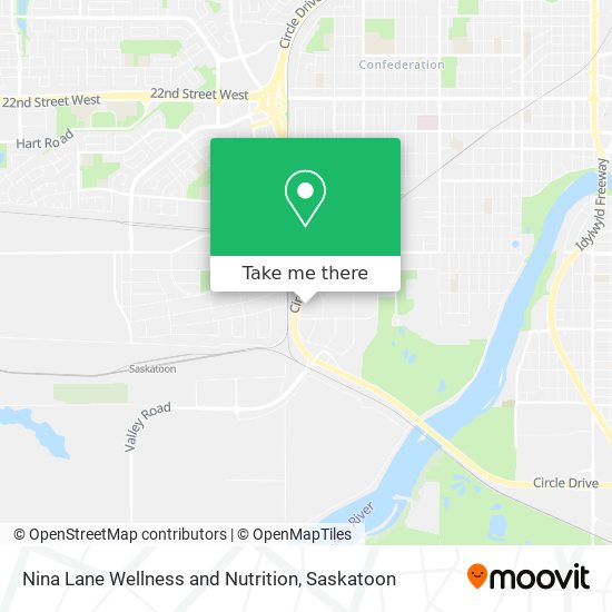 Nina Lane Wellness and Nutrition map