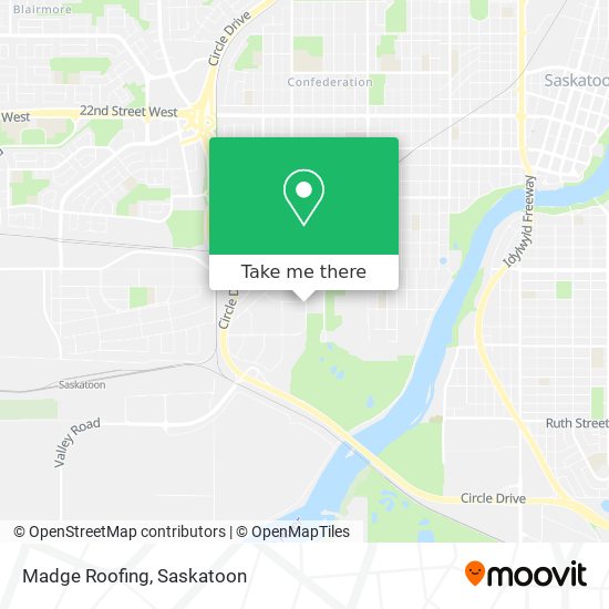 Madge Roofing map