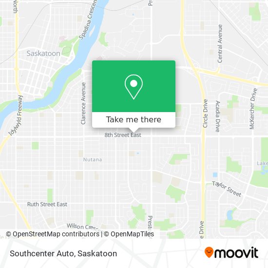 Southcenter Auto map