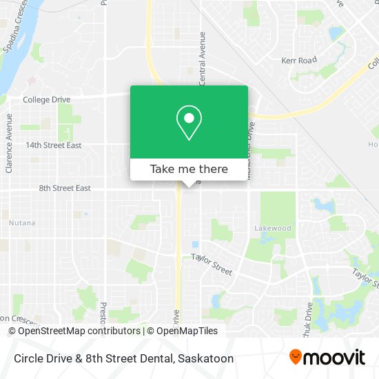 Circle Drive & 8th Street Dental map