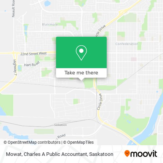 Mowat, Charles A Public Accountant map