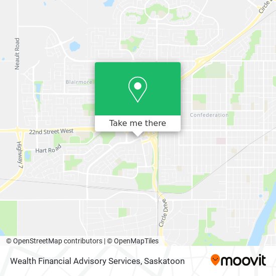 Wealth Financial Advisory Services map