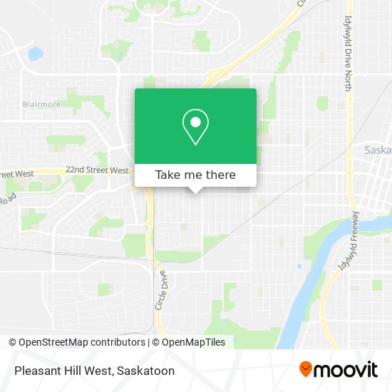Pleasant Hill West map
