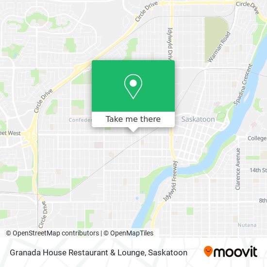 Granada House Restaurant & Lounge map