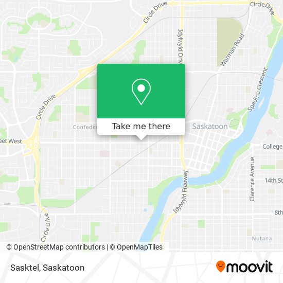 Sasktel map