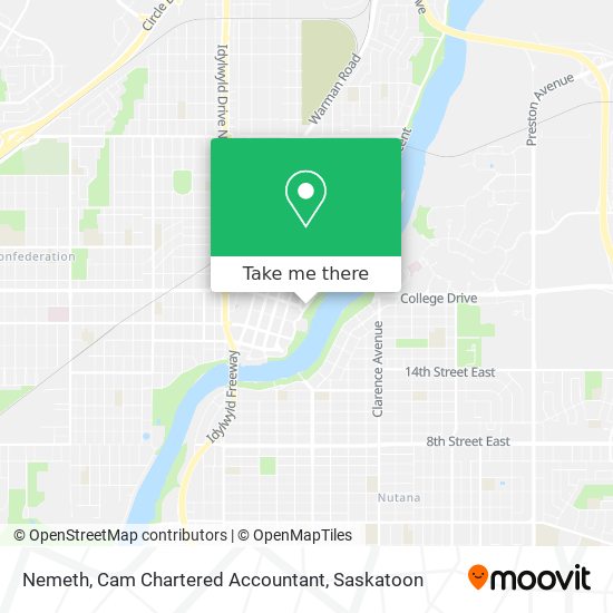 Nemeth, Cam Chartered Accountant map