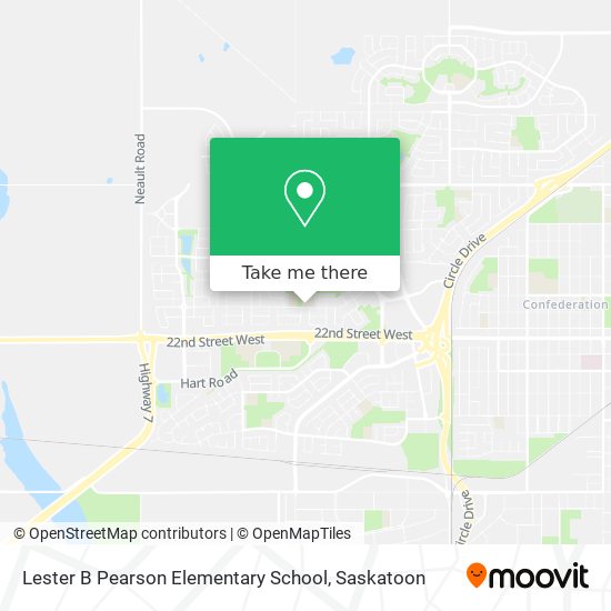 Lester B Pearson Elementary School map