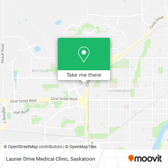 Laurier Drive Medical Clinic map