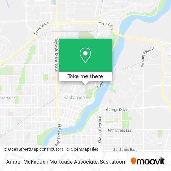 Amber McFadden Mortgage Associate map
