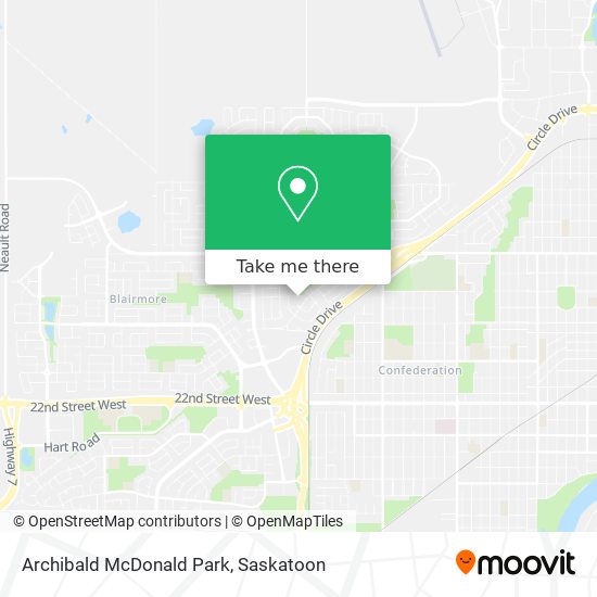 Archibald McDonald Park map