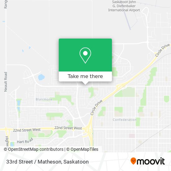 33rd Street / Matheson map