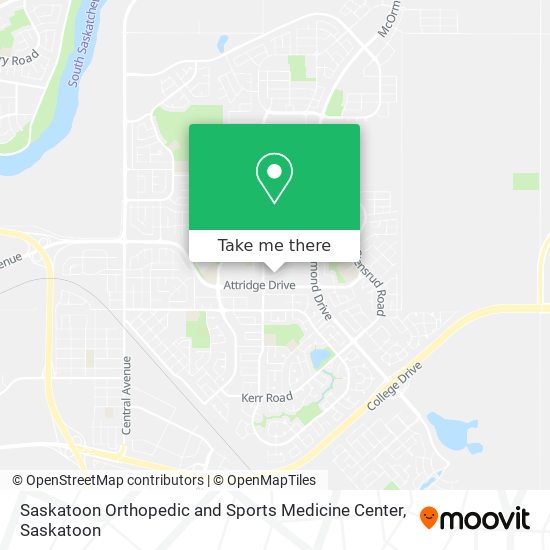 Saskatoon Orthopedic and Sports Medicine Center plan