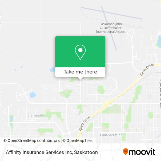 Affinity Insurance Services Inc map