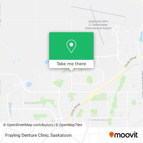 Frayling Denture Clinic map