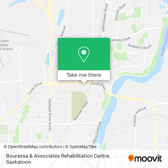 Bourassa & Associates Rehabilitation Centre map