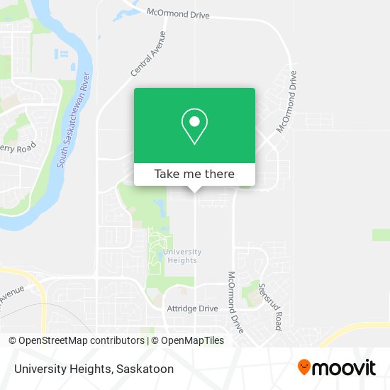University Heights map