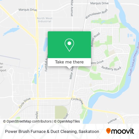 Power Brush Furnace & Duct Cleaning map