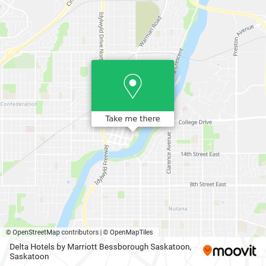 Delta Hotels by Marriott Bessborough Saskatoon map