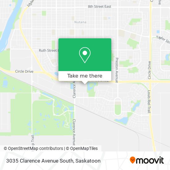 3035 Clarence Avenue South map
