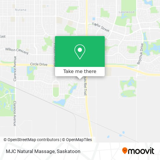 MJC Natural Massage map
