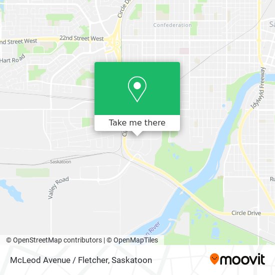 McLeod Avenue / Fletcher map