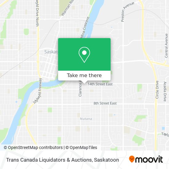 Trans Canada Liquidators & Auctions map