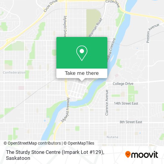 The Sturdy Stone Centre (Impark Lot #129) map