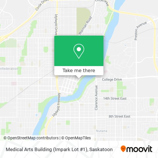 Medical Arts Building (Impark Lot #1) map