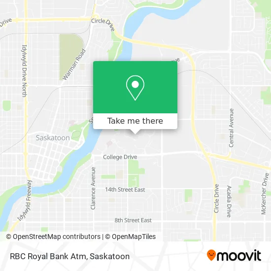 RBC Royal Bank Atm map