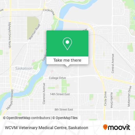 WCVM Veterinary Medical Centre map