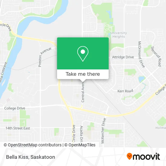 Bella Kiss map