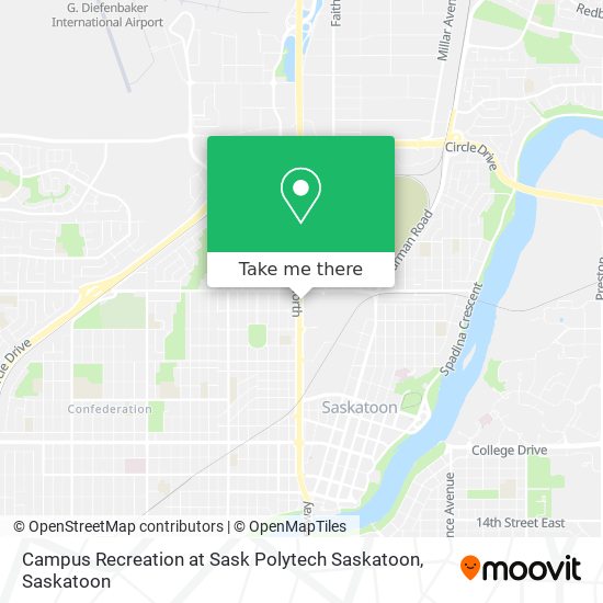 Campus Recreation at Sask Polytech Saskatoon plan