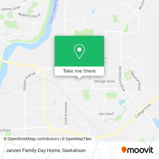 Janzen Family Day Home map