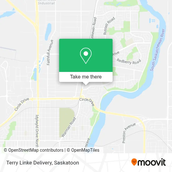 Terry Linke Delivery map