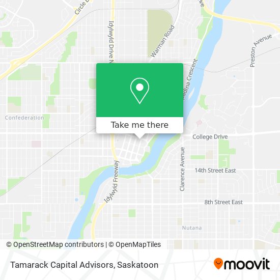 Tamarack Capital Advisors map