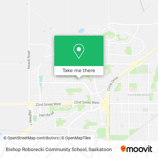 Bishop Roborecki Community School map