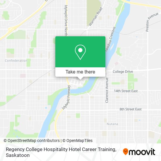 Regency College Hospitality Hotel Career Training map