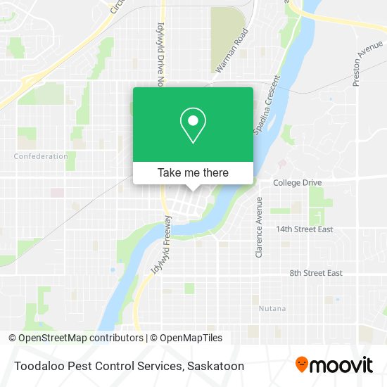 Toodaloo Pest Control Services map