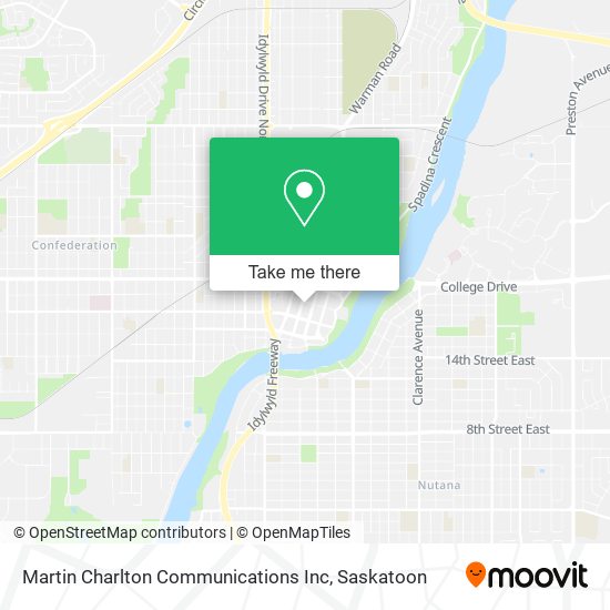 Martin Charlton Communications Inc map