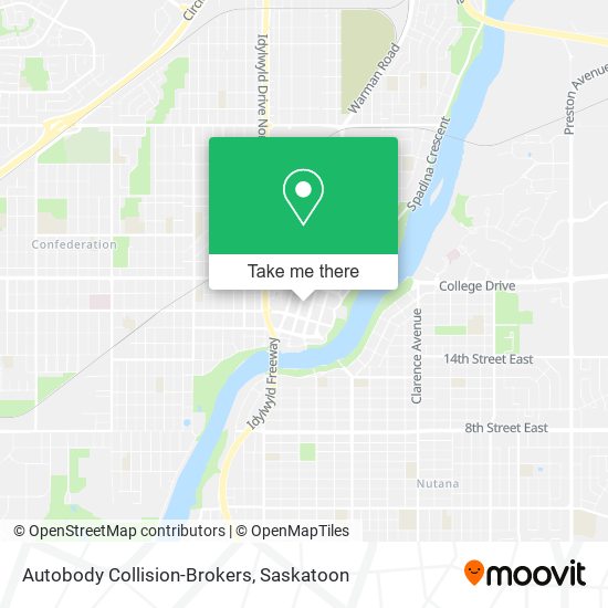 Autobody Collision-Brokers map