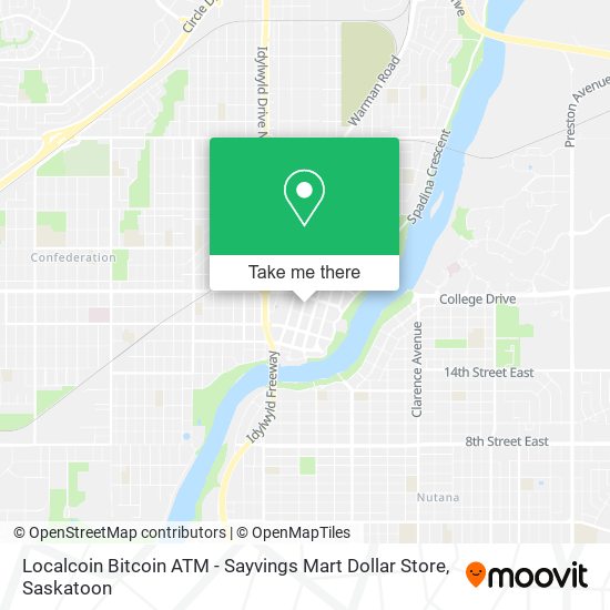 Localcoin Bitcoin ATM - Sayvings Mart Dollar Store map