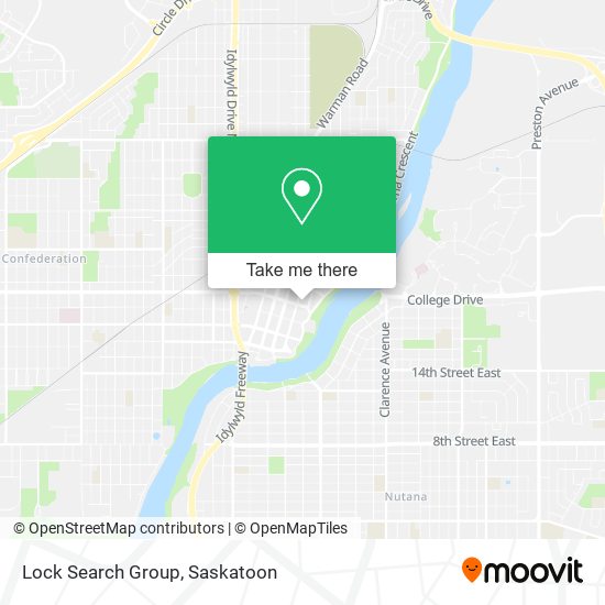 Lock Search Group map