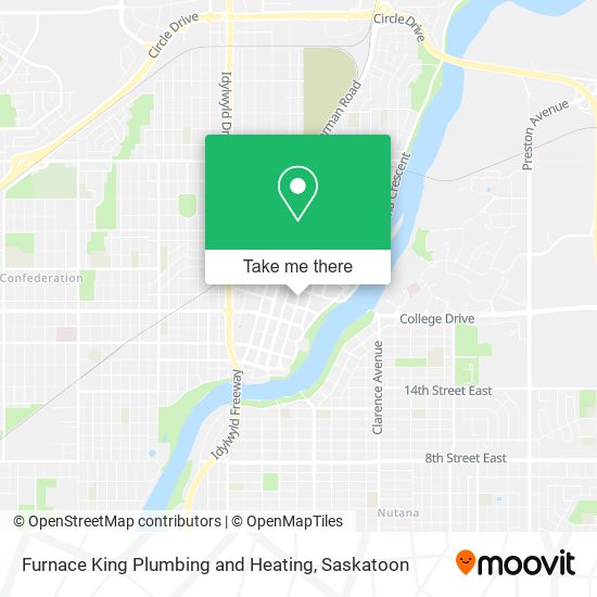 Furnace King Plumbing and Heating map