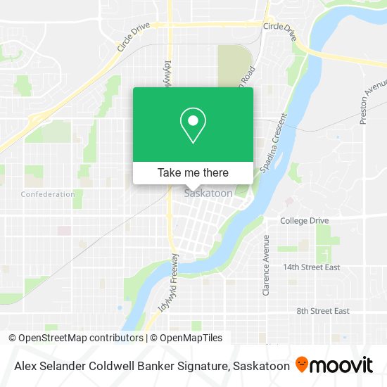 Alex Selander Coldwell Banker Signature map