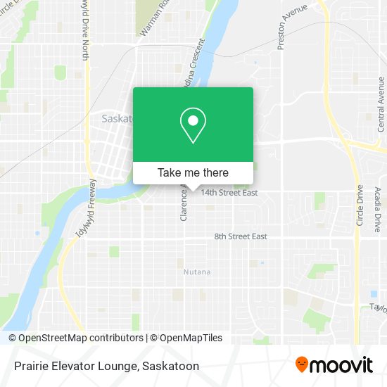 Prairie Elevator Lounge map