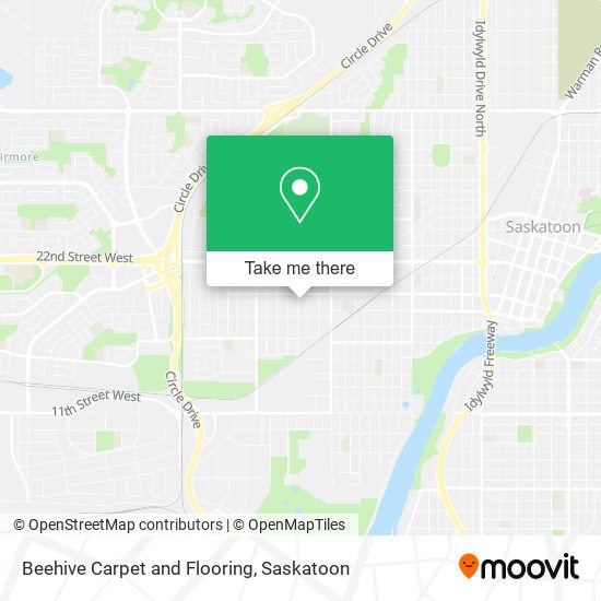 Beehive Carpet and Flooring map