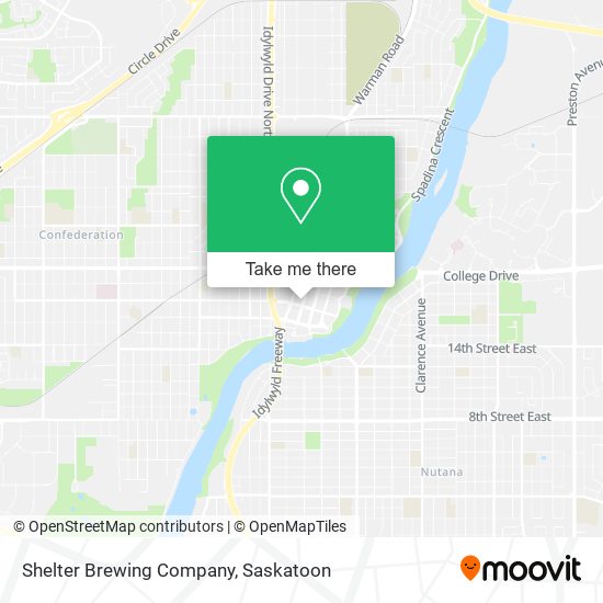 Shelter Brewing Company map